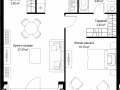 1-комнатная квартира - Серегина, 5 / ЖК С5 - фото 1