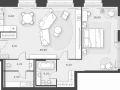 1-комнатная квартира - Староваганьковский пер., 17 / ЖК Кло 17 - фото 1