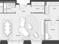 1-комнатная квартира - Староваганьковский пер., 17 / ЖК Кло 17 - фото 1