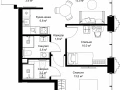 2-комнатная квартира, 56 м2 , 16 этаж, ул. Верейская, 29/32Д - фото 1