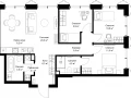 3-комнатная квартира, 80.6 м2 , 25 этаж, ул. Верейская, 29/32Д - фото 1