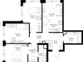 3-комнатная квартира, 77.4 м2 , 46 этаж, ул. Верейская, 29/32Д - фото 1