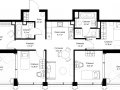 4-комнатная квартира, 92.6 м2 , 50 этаж, ул. Верейская, 29/32Д - фото 1