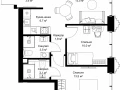 2-комнатная квартира, 55.7 м2 , 7 этаж, ул. Верейская, 29/32Д - фото 1