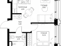 1-комнатная квартира, 34 м2 , 3 этаж, ул. Верейская, 29/32Д - фото 1