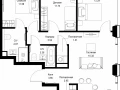 3-комнатная квартира - ул. Верейская, 29/32Д / ЖК СЕТ - фото 1