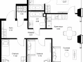 3-комнатная квартира, 81.77 м2 , 25 этаж, ул. Верейская, 29/32Д - фото 1
