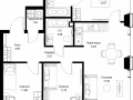 3-комнатная квартира, 82.33 м2 , 28 этаж, ул. Верейская, 29/32Д - фото 1