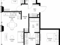 2-комнатная квартира, 70.91 м2 , 43 этаж, ул. Верейская, 29/32Д - фото 1