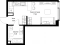 Квартира студия, 25.8 м2 , 23 этаж, Вишневая, 7 - фото 1