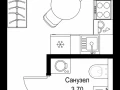 Квартира студия - Вишневая, 7 / ЖК СИТИДЗЕН - фото 1