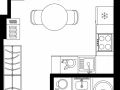 Квартира студия, 24.3 м2 , 4 этаж, Вишневая, 7 - фото 1