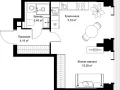 1-комнатная квартира - Вишневая, 7 / ЖК СИТИДЗЕН - фото 1