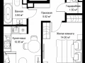 1-комнатная квартира - ул. Верейская, 29/42 / ЖК ВЕЕР - фото 1