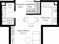 1-комнатная квартира - ул. Верейская, 29/42 / ЖК ВЕЕР - фото 1