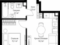1-комнатная квартира - ул. Верейская, 29/35 / ЖК ВЕЕР - фото 1