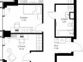 3-комнатная квартира, 74.3 м2 , 48 этаж, ул. Верейская, 29/35 - фото 1