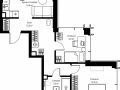 2-комнатная квартира, 59 м2 , 57 этаж, ул. Верейская, 29/35 - фото 1