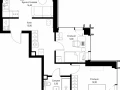 2-комнатная квартира, 59 м2 , 59 этаж, ул. Верейская, 29/35 - фото 1