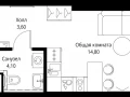 1-комнатная квартира - ул. Верейская, 29/35 / ЖК ВЕЕР - фото 1