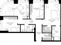 3-комнатная квартира, 85.35 м2 , 26 этаж, ул. Верейская, 29/42 - фото 1