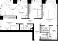3-комнатная квартира, 84.13 м2 , 29 этаж, ул. Верейская, 29/42 - фото 1