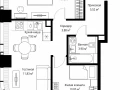 2-комнатная квартира, 60.33 м2 , 29 этаж, ул. Верейская, 29/42 - фото 1