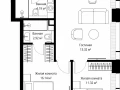 2-комнатная квартира, 65.49 м2 , 18 этаж, ул. Верейская, 29/42 - фото 1