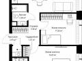 2-комнатная квартира, 60.43 м2 , 27 этаж, ул. Верейская, 29/42 - фото 1