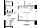 2-комнатная квартира, 60.43 м2 , 35 этаж, ул. Верейская, 29/42 - фото 1