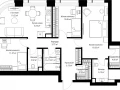 3-комнатная квартира, 91.09 м2 , 3 этаж, ул. Верейская, 29/42 - фото 1