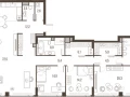 4-комнатная квартира, 193.2 м2 , 32 этаж, Летниковская, 11 - фото 1