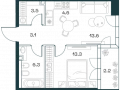 2-комнатная квартира - Орджоникидзе, 10 / ЖК SHIFT - фото 1