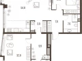 3-комнатная квартира, 148.2 м2 , 24 этаж, Летниковская, 11 - фото 1