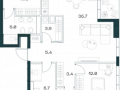 4-комнатная квартира - Орджоникидзе, 10 / ЖК SHIFT - фото 1