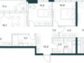 4-комнатная квартира - Орджоникидзе, 10 / ЖК SHIFT - фото 1