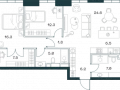 3-комнатная квартира - Орджоникидзе, 10 / ЖК SHIFT - фото 1