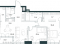 3-комнатная квартира - Орджоникидзе, 10 / ЖК SHIFT - фото 1