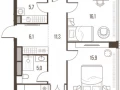 4-комнатная квартира, 125.6 м2 , 27 этаж, Летниковская, 11 - фото 1