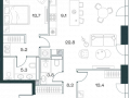 3-комнатная квартира - Орджоникидзе, 10 / ЖК SHIFT - фото 1
