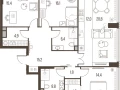 4-комнатная квартира, 120.3 м2 , 4 этаж, Летниковская, 11 - фото 1