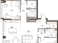 4-комнатная квартира, 160.5 м2 , 42 этаж, Летниковская, 11 - фото 1