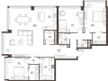 4-комнатная квартира, 155.6 м2 , 46 этаж, Летниковская, 11 - фото 1
