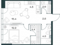 2-комнатная квартира - Орджоникидзе, 10 / ЖК SHIFT - фото 1
