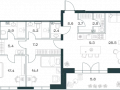 3-комнатная квартира - Орджоникидзе, 10 / ЖК SHIFT - фото 1