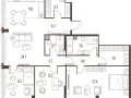 3-комнатная квартира, 128.6 м2 , 26 этаж, Летниковская, 11 - фото 1
