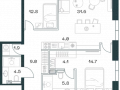 3-комнатная квартира - Орджоникидзе, 10 / ЖК SHIFT - фото 1