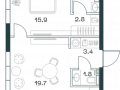 2-комнатная квартира - Орджоникидзе, 10 / ЖК SHIFT - фото 1