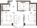 2-комнатная квартира - Летниковская, 11 / ЖК HIGH LIFE - фото 1