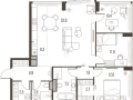 4-комнатная квартира, 104.1 м2 , 3 этаж, Летниковская, 11 - фото 1